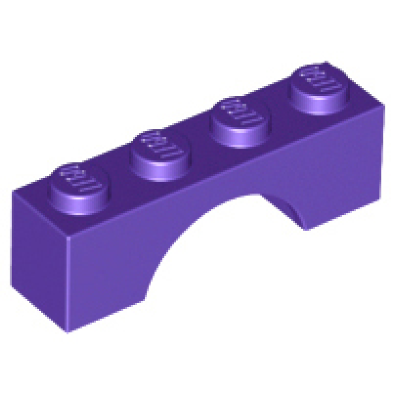 Boog 1x4 Dark Purple